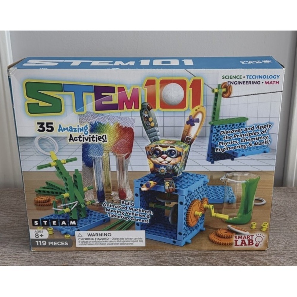 NEW Kids Activity Set Stem 101 Learning Toy 35 Amazing Activities Experiments